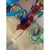 Murano Multicolors Glass Chandelier 5 arms all random colors ship not assembly from italy in a wooden case , bulbs not...