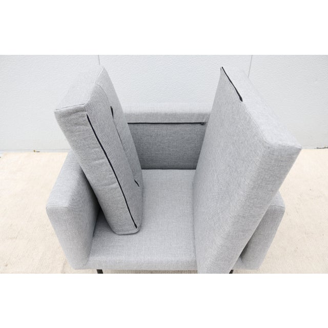 Contemporary Andreu World and Gensler Design Element Sofa and Lounge Chair, Set of 2 For Sale - Image 17 of 18
