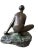French Bronze Sculpture After Auguste Rodin. Titled Seated Nude. For Sale - Image 9 of 12