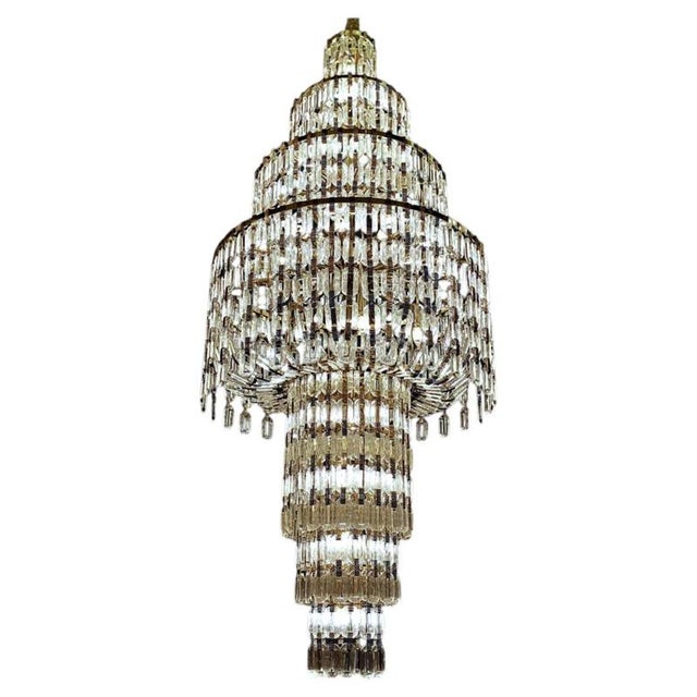Collection Lyra Chandelier in Metal and Crystal by Jago For Sale - Image 6 of 6