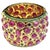 Bochic "Capri" 167 Carat Multi Ruby & Emerald Cuff Set In 18K Gold & Silver For Sale - Image 15 of 18