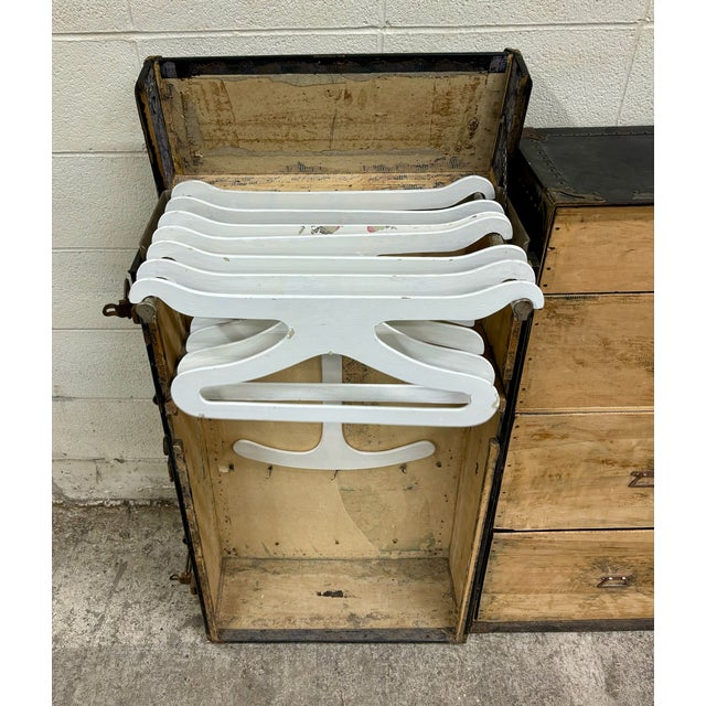 Antique Wardrobe Trunk by the Beals & Selkirk Trunk Co. Chairish