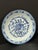 Asian Antique Chinese Art Porcelain Blue and White Plate Floral Design For Sale - Image 3 of 7