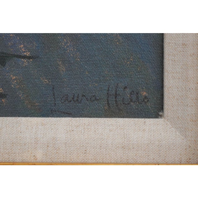 Laura Hills Oil on Canvas Still Life Flowers Signed For Sale - Image 10 of 12