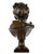 19th Century Patinated Bronze Bust of Young Girl by Alfred Rolle For Sale - Image 5 of 8
