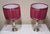 Vintage Table Lamps with Silver-Plated Candlestick Base and Fabric Shade, 1970s, Set of 2 For Sale - Image 6 of 11