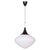 Mid-Century Chandelier in Chromed Steel and Opaline Glass, Czech, 1960s For Sale - Image 13 of 13