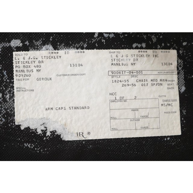 Pair Hickory Chair Co Queen Anne Wing Chairs For Sale - Image 18 of 18