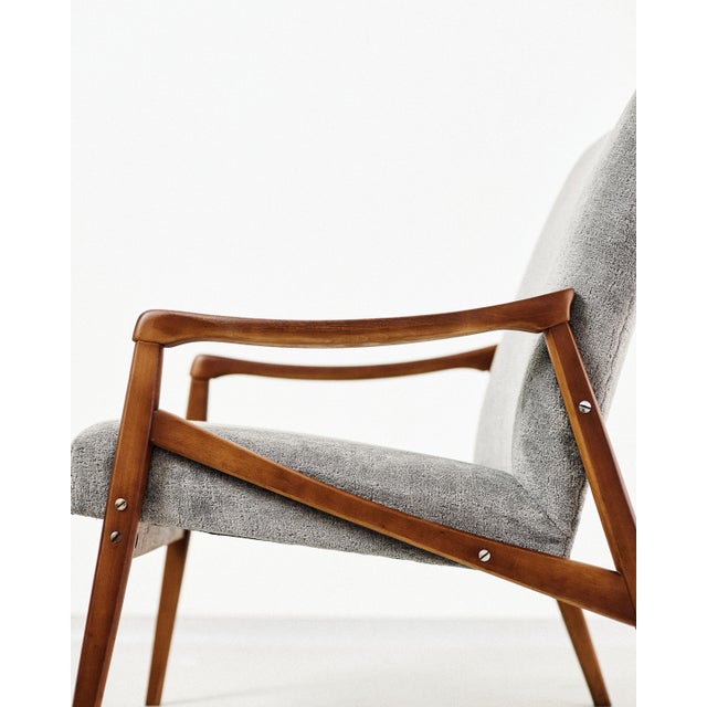 Mid-Century Modern Armchair by Jiri Jiroutek, 1970s For Sale - Image 3 of 6