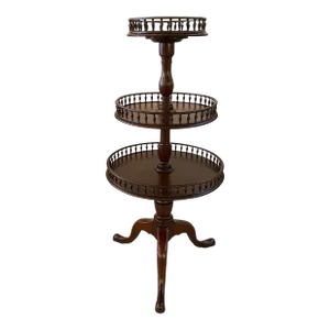 Early 19th Century Philadelphia Mahogany Silent Butler Dumb Waiter Table
