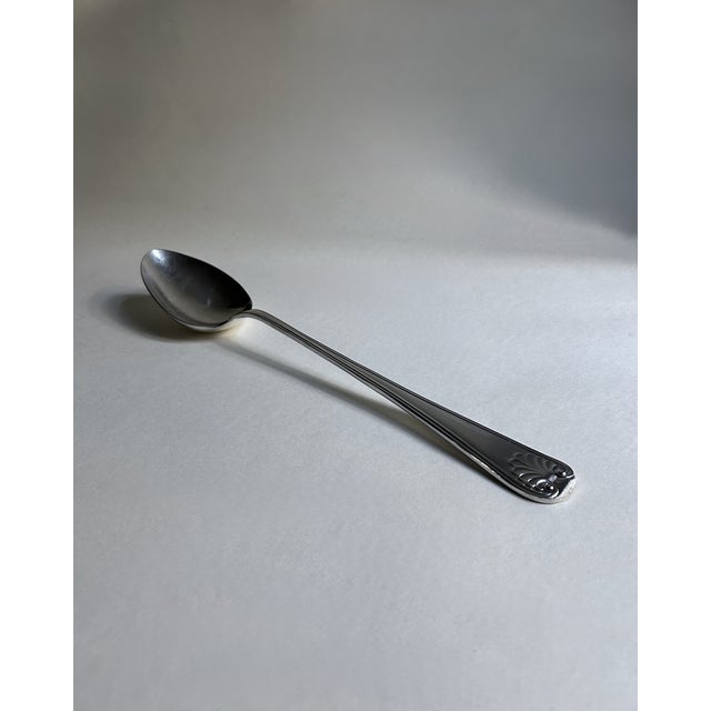 1960s 1960s Sheffield, England for Eisenberg-Lozano Silver Plate Buffet Spoon For Sale - Image 5 of 18