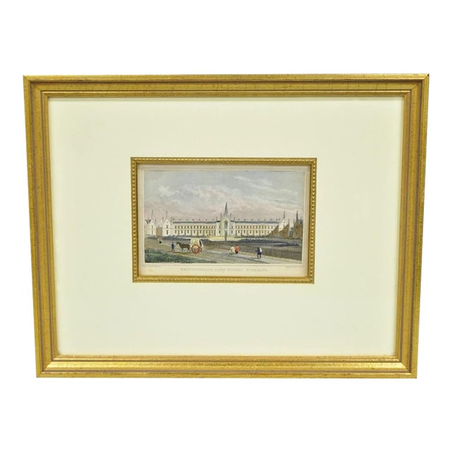 Antique "Whittington's Alms House, Highgate" Colored Print M. Shepherd, T. Dale For Sale