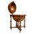 Italian Cocktail Bar Cart on Decorated World Map, 1950s For Sale - Image 4 of 12