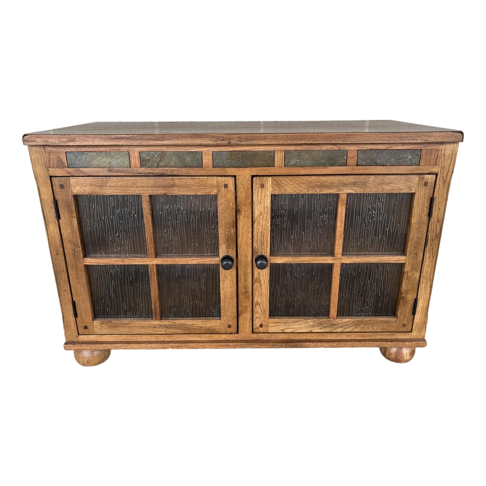 Broyhill Attic Heirlooms Distressed Oak Media Cabinet - Tv Cabinet ...