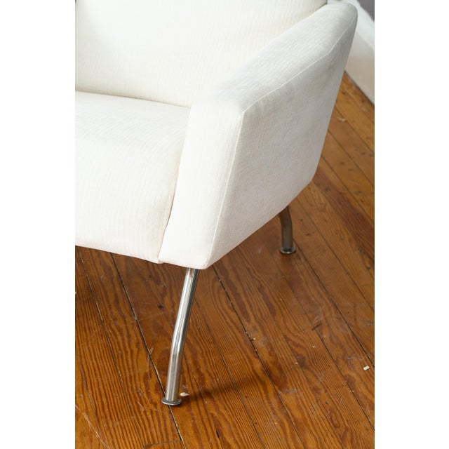 Pair of Mid Century Italian Lounge Chairs, Restored For Sale - Image 11 of 14