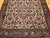 Vintage Persian Malayer Runner Rug, Hand-Knotted Wool, Geometric Pattern, 3x9, Ivory & Blue For Sale - Image 11 of 13