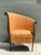 Vintage Woven Rattan Lounge Chair For Sale - Image 4 of 12