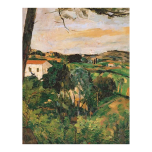 Paul Cezanne Landscape With Red Roof 1876 Giclee LTD Edition