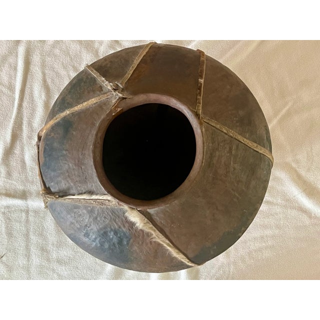 Large Tarahumara Indian Pot with Stand. Tarahumara Indian pottery is a classic primitive style pottery. Located in the...