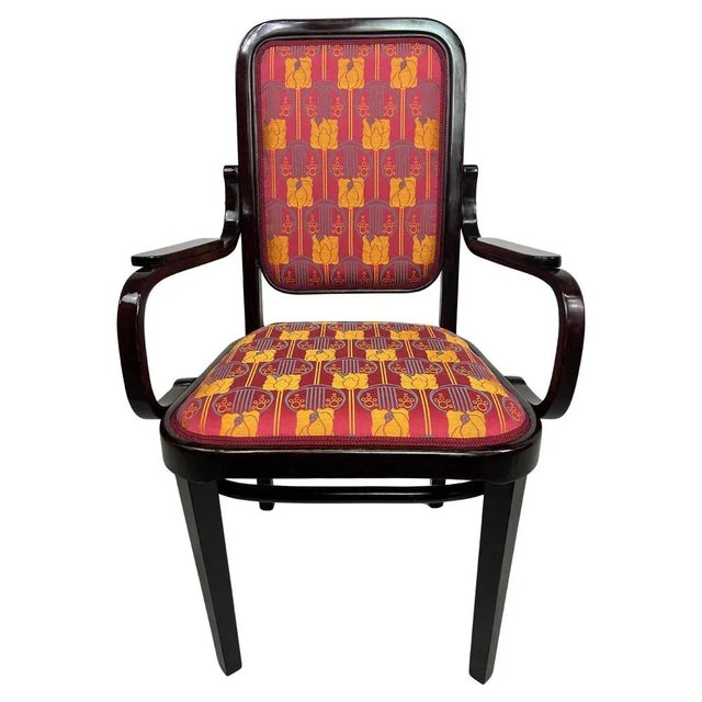 Art Nouveau Desk Chair by Gustav Siegel for Thonet, 1890s For Sale - Image 13 of 13