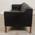 Vintage 2213 3-Seater Sofa in Patinated Black Leather by Børge Mogensen for Fredericia For Sale - Image 14 of 18
