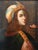 Oil painting on canvas depicting the cumaean sibyl. Italian school, 17th-18th century origin italian school period...