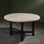 Mid-Century Modern Table in Fossil Stone and Metal Frame, Belgium For Sale - Image 3 of 14
