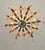 Cream Metal and Glass Chandelier, 1960s For Sale - Image 8 of 10