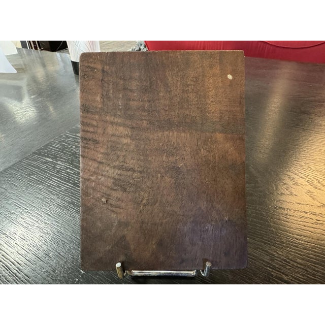 Art Brut Bas Relief in Lead on Wood, Circa 1960, in Very Good conditions. Designed 1970 to 1979