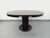 Vintage Round Dining Table in Ebony Wood and Chrome-Plated Metal, 1970s For Sale - Image 14 of 18