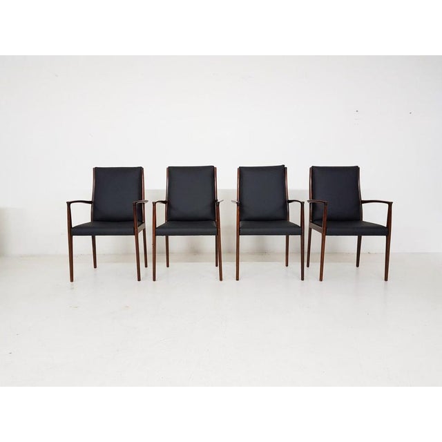 Danish Rosewood Dining Chairs, 1950s, Set of 4 For Sale - Image 11 of 11