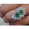 GW=6.840gm NW=5.878gm Emerald=1.86cts Diamond=2.95cts THIS IS A BRAND NEW PIECE