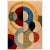 Rug & Kilim Vintage French Mid-Century Modern Rug in Orphist Geometric Design - Rug & Kilim For Sale - Image 4 of 4