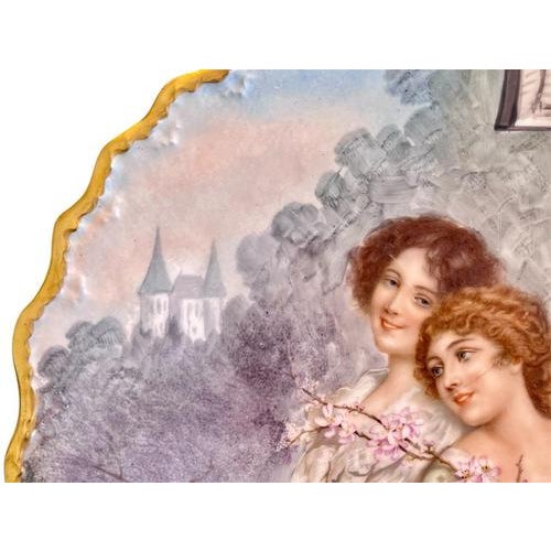 Porcelain Plates from Limoges, Set of 2 For Sale - Image 10 of 13