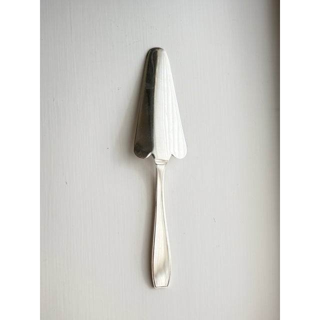 Art Deco Vintage Christofle Silver Plate Pie Server, France For Sale - Image 3 of 5