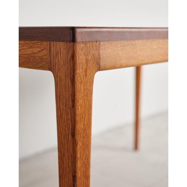 Mid-Century German Extendable Dining Table in Teak and Oak by Hartmut Lohmeyer for Wilkhahn, 1960s For Sale - Image 18 of 18