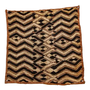 Earth Tones African Kuba Cloth Panel