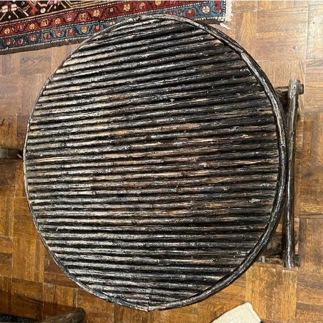 Early 20thc Hickory Side Table For Sale In Los Angeles - Image 6 of 6