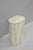 Vintage Postmodern Travertine Stone Small 20" Modern Pedestal Stand Side Table For Sale - Image 10 of 13