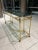 Mid-Century Modern Brass Swan Console Sofa Table Manner of Jansen For Sale In Denver - Image 6 of 13