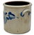 Blue Excellent 1850s Antique American Blue 2 Gallon Flower Decorated Stoneware Jar by S. T. Brewer - Havana New York For Sale - Image 8 of 18