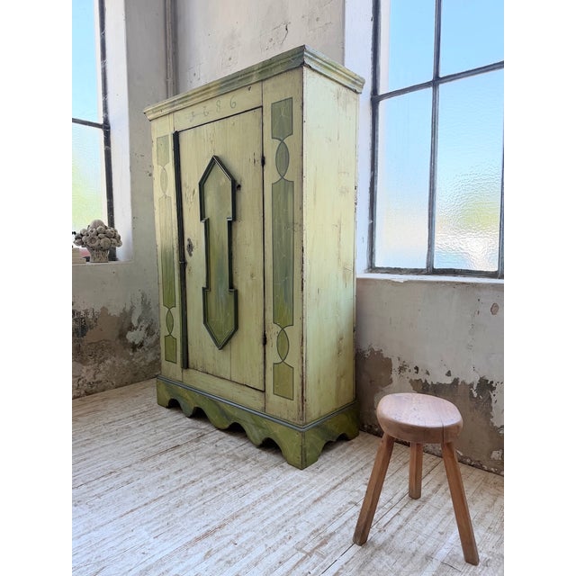 Alsatian Polychrome Wardrobe, 1800 For Sale - Image 6 of 18