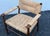 Wood Vintage Woven Rush Lounge Chair in the Style Mel Smilow For Sale - Image 7 of 10