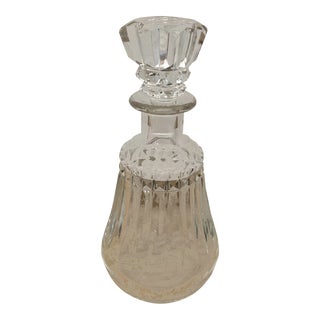 Vintage Baccarat France Crystal Wine Decanter For Sale
