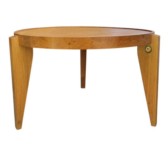 Contemporary Swallows Tail Solid Oak Contemporary Coffee Table For Sale - Image 3 of 7