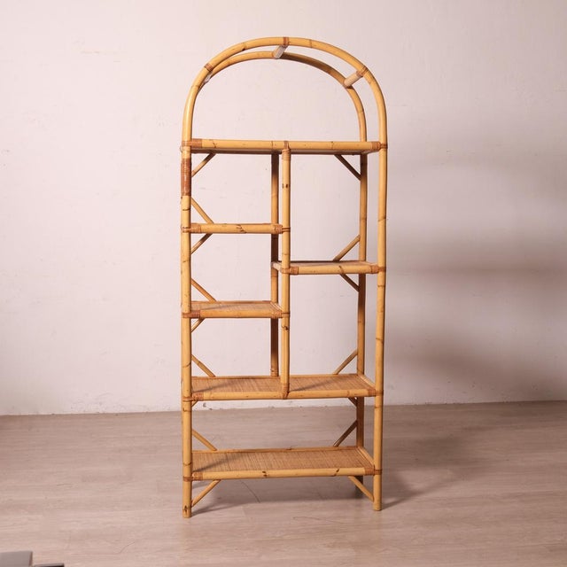 Vintage Bamboo Bookcases, Italy, 1970s, Set of 2 For Sale - Image 13 of 18