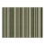 Handmade Woolen Flat Weave Rug, Olive Green and White Striped Wool Rug - 8'x10' For Sale