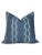 2020s Zanzibar Indigo Blue Linen Pillow Cover For Sale - Image 5 of 5