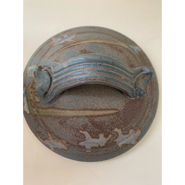Artist Studio Pottery Lidded Jar For Sale In New York - Image 6 of 11