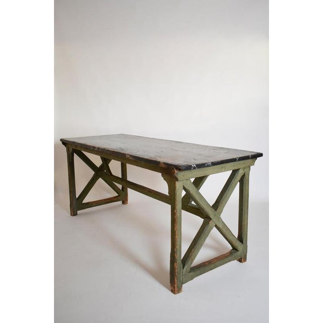 Marble Trompe Loeil Console Table, 1920s For Sale - Image 3 of 6